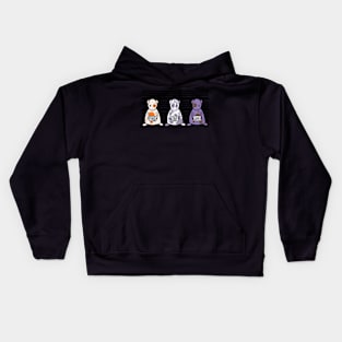 Hamster Gangster cute hamsters in a line-up Kids Hoodie